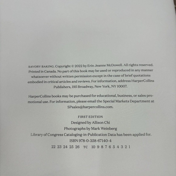 Savory Baking: Recipes for Breakfast, Dinner and Everything in Between Hardcover - Picture 4 of 9